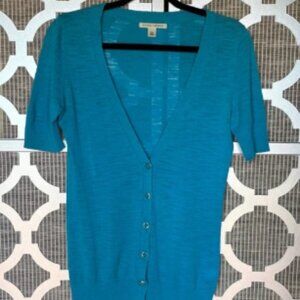 Banana Republic Teal Cardigan Sweater
